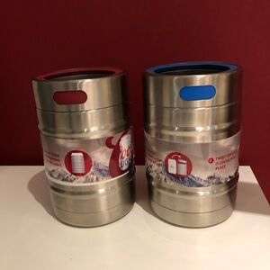 Coors Light Silver Bullet Stainless Steel Keg Style Koozie